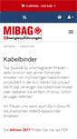 Mobile Screenshot of kabelbinder.ch